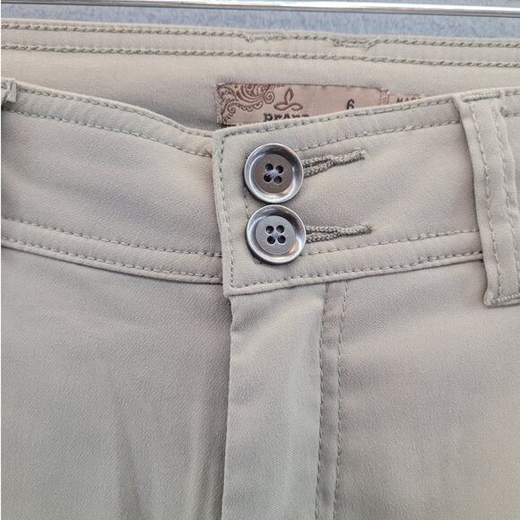 prAna Halle Convertible Pants Size 6 Low-Rise Bootcut Capris EUC - Picture 6 of 16